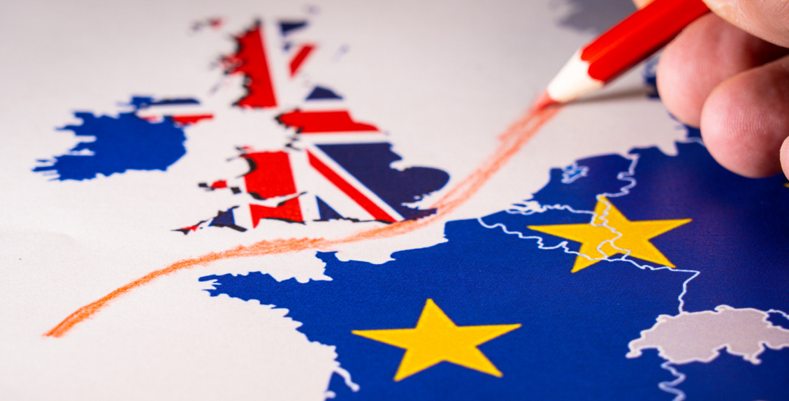 Brexit concept logo