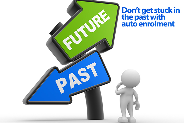 Future and past concept image